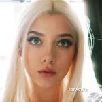 blue eyes long hair krystal boyd face wallpaper preview